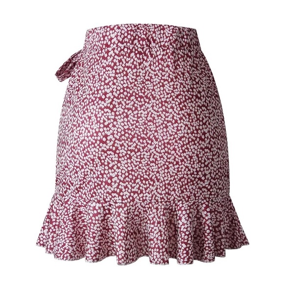 Flutter Wrap Mini Skirt - Picture 3 of 6